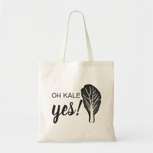 Oh Kale Ja ⎢ Budget Tote Bag Tygkasse (Framsidan)