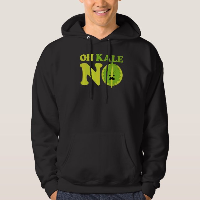 Oh Kale No Kale Spinach Hoodie (Framsida)