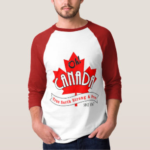 Oh Kanada! Den starka riktiga norden och frigör - T-shirt