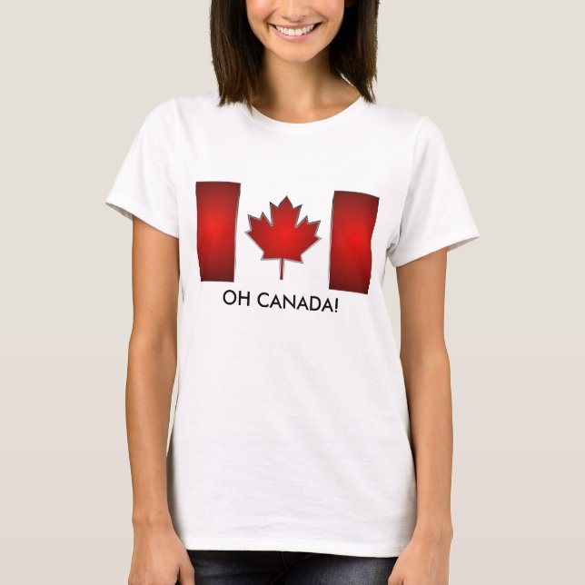OH KANADA! T-tröja Tee Shirt (Framsida)