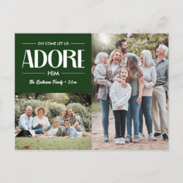 Oh Kom Låt oss Adore GRÖNT Christian 2 Photo Helg Vykort