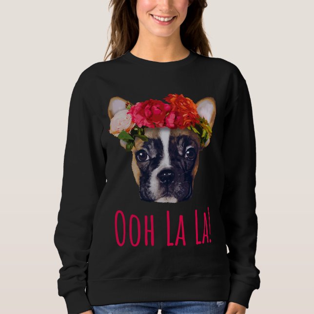 Oh La Fransk Bulldog T Shirt (Framsida)
