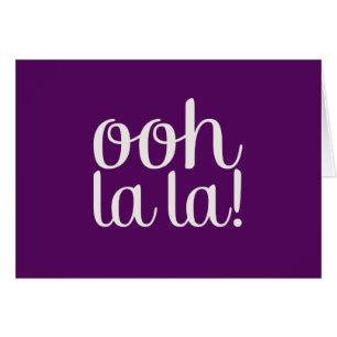 Oh La Lila Hälsningskort