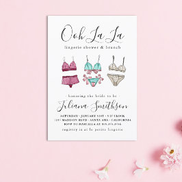 Oh La Lingerie Möhippa Inbjudningar