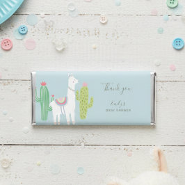 Oh La Llama Baby Shower Blue Cute Boy