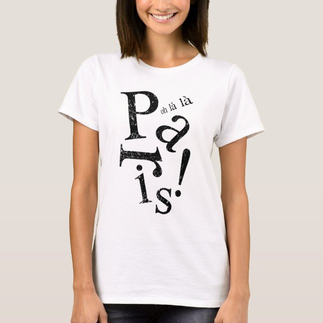 Oh la Paris Tee Shirt (Framsida)