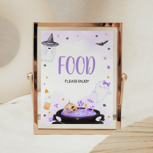 Oh Lakan Boo-y Halloween Baby Shower Food Poster
