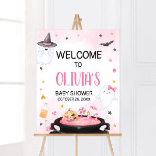 Oh Lakan Ghoul Halloween Baby Shower Välkommen Poster