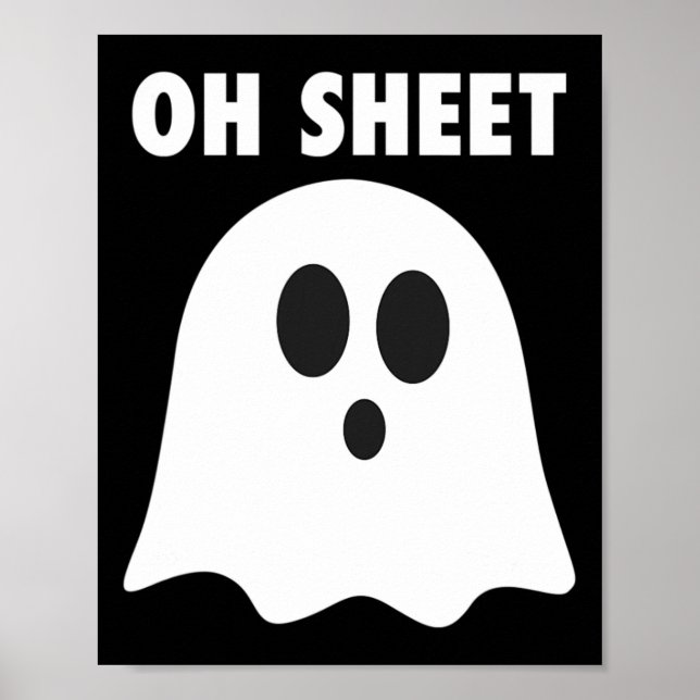 Oh Lakan - Humous Halloween Ghost Pun Oh Manar Poster (Framsidan)