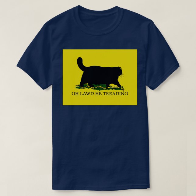 Oh Lawd Han Går Färg Block T Shirt (Design framsida)