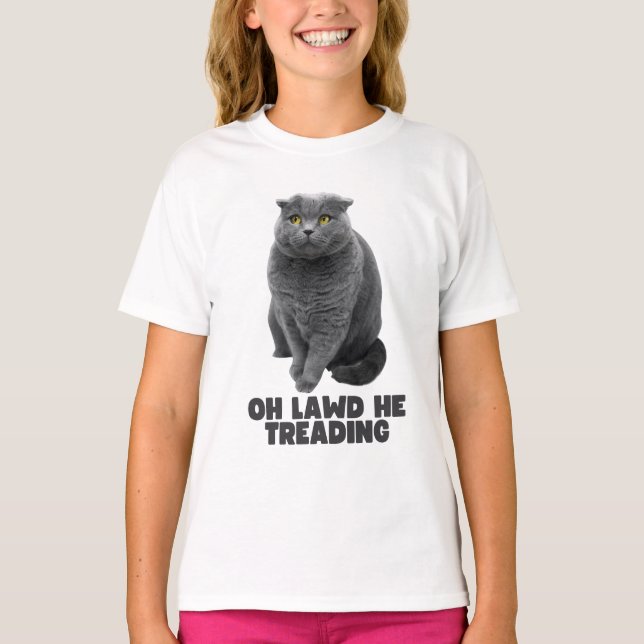 Oh Lawd Han Går T Shirt (Framsida)