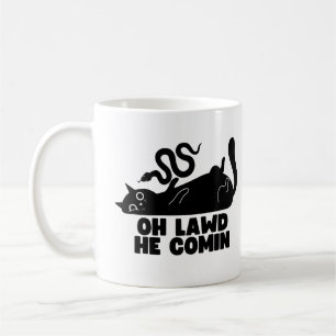 Oh Lawd He Kommer Kaffemugg