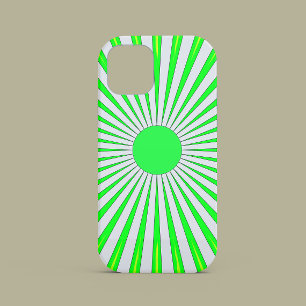Oh Lycklig Day Monogram Grönt Sunburst
