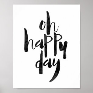 Oh Lycklig Day Poster
