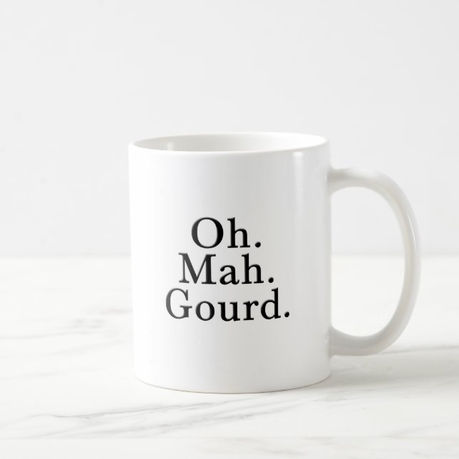 Oh Mah-kalebassmugg Kaffemugg (Höger)