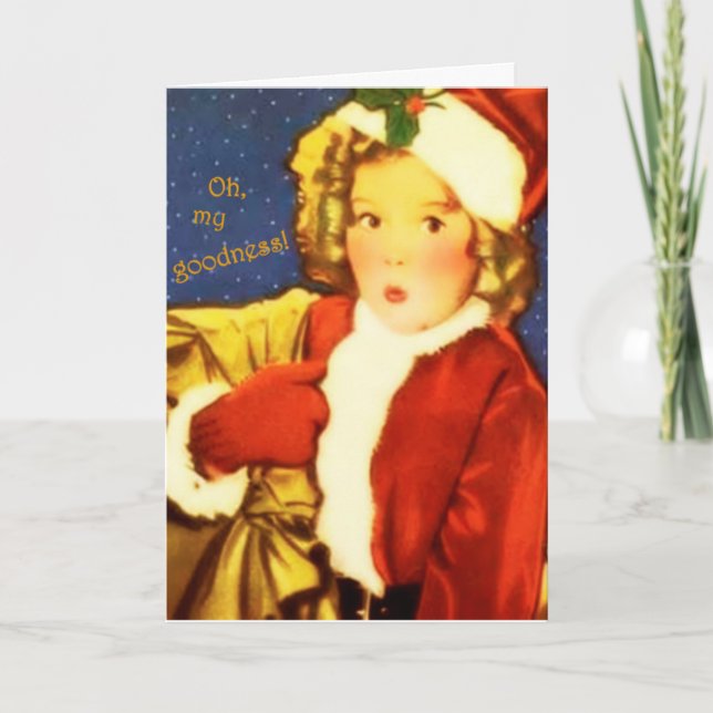 Oh min godhet! Julkort Helgkort (Framsida)