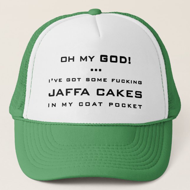 OH MIN GUD! … FICK I'VE NÅGRA ******** JAFFA TRUCKERKEPS (Framsida)