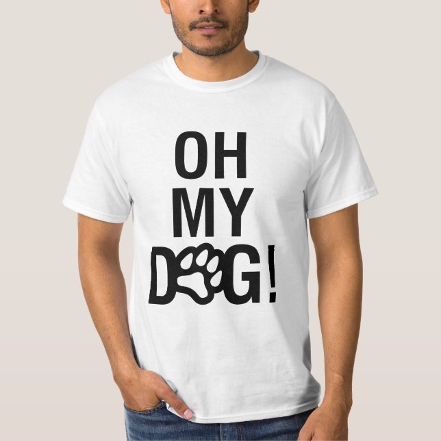 OH MIN HUND! TEE (Framsida)