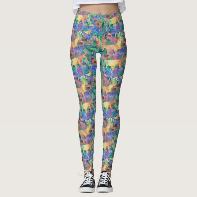 Oh min Okapi! Leggings (Framsida)