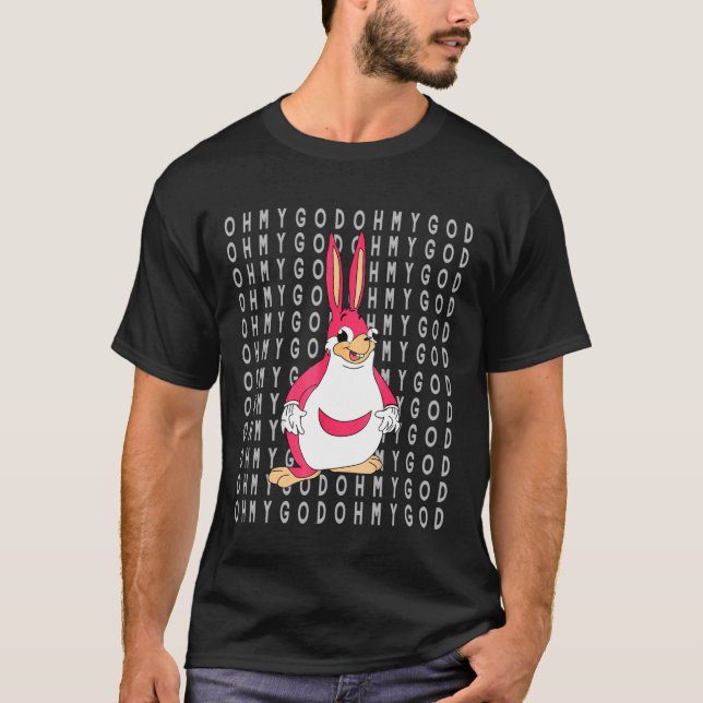 Oh min roliga ugandiska Chungus Meme för gud T Shirt (Framsida)