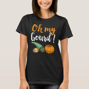 Oh mitt för höstthanksgiving för kalebass rolig t shirt