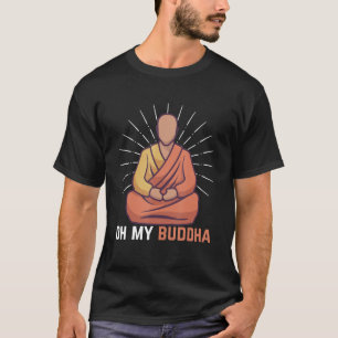 Oh My Buddha Vintage Andlig Buddhism Buddhist M T Shirt