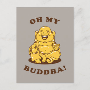 Oh My Buddha Vykort