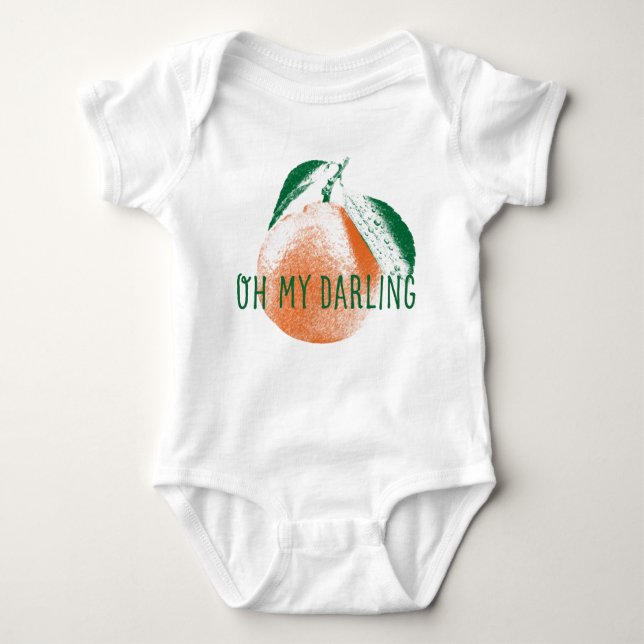 Oh My Darling Clementine Baby One-Biet Bodykostym T Shirt (Framsida)