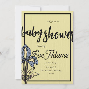 Oh My Gogh Collection Baby Shower-inbjudan Inbjudningar
