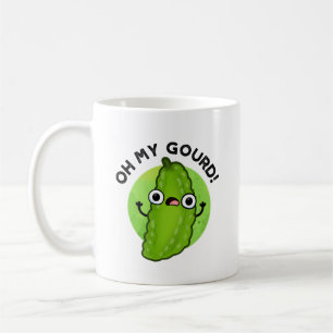 Oh My Gourd Funny Veggie Pun Kaffemugg