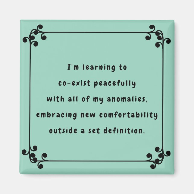 Oh My Mantra Magnet (Framsidan)