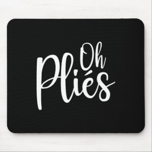 Oh Plies Roliga Byllet Dansinstruktör Liten Musmatta