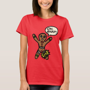 Oh plötslig skjorta för pepparkaksgubbekakajul t-shirt