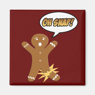 Oh plötsliga roliga pepparkaksgubbejulmagneter magnet