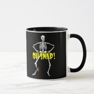 Oh plötsliga roliga skelett- Halloween Mugg