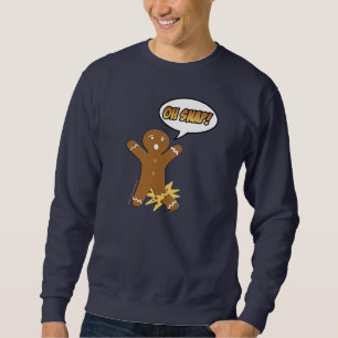 Oh plötsligt! Rolig pepparkaksgubbe Sweatshirt