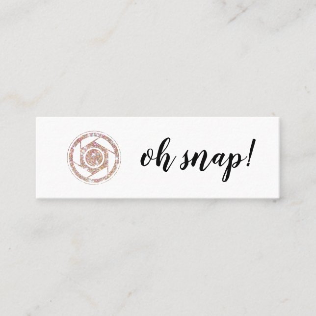 Oh plötsligt! Visitkort för (Framsida)