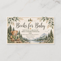 Oh Pojke Baby Shower Äventyr Skog Berg