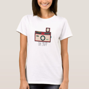 Oh Retro kamera för plötslig vintage Tee Shirt