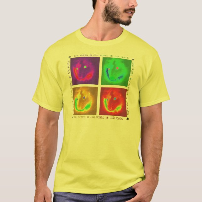 Oh Retro T-tröja för råttor T-shirt (Framsida)