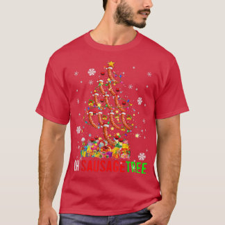 Oh Sause Träd Funny Julafton Träd Light Santa Saus T Shirt