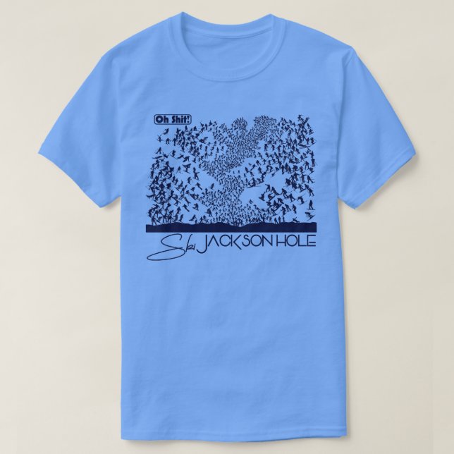 Oh Ski Jackson Hål T Shirt (Design framsida)