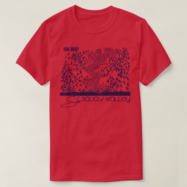 Oh Ski Squaw Valley T Shirt (Design framsida)