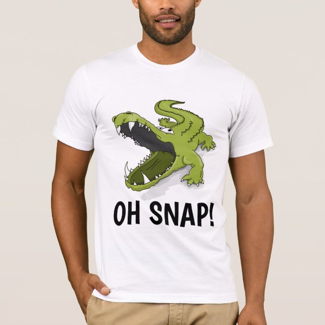 OH SNAP! ALLIGATOR T-Shirts (Framsida)