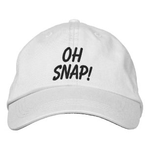 Oh Snap Broderad Keps