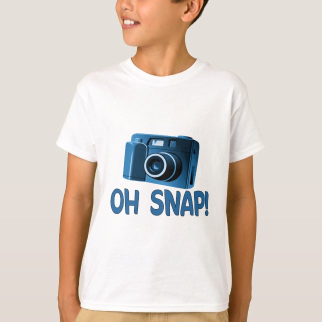 Oh Snap Camera T-shirt (Framsida)