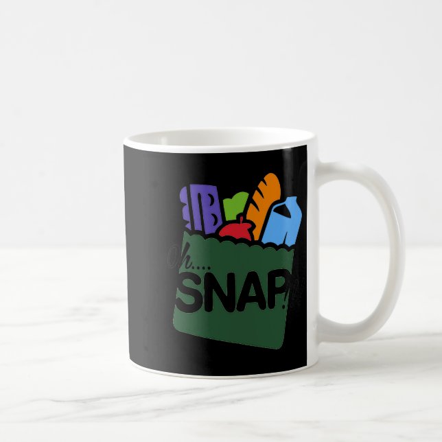 Oh Snap Ebt Benefits Food Stamps Hood Funny  Kaffemugg (Höger)