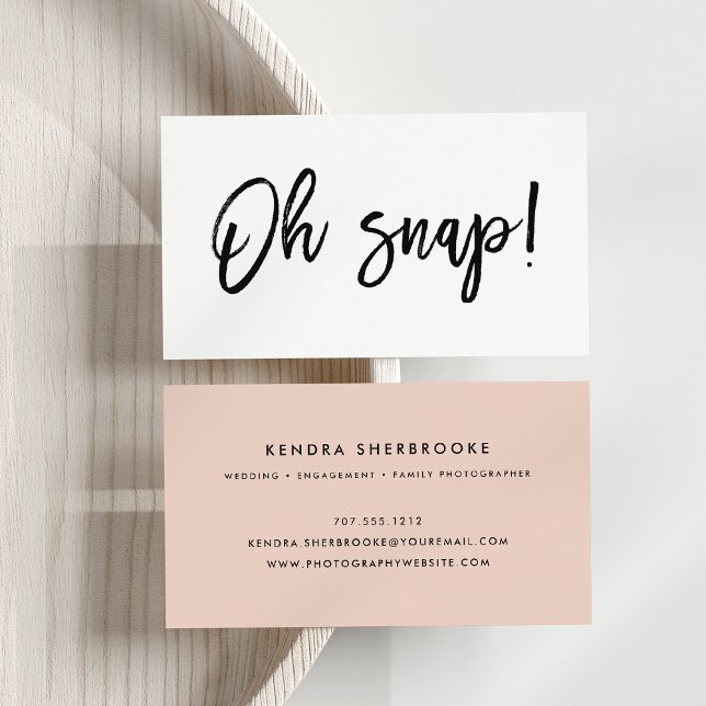 Oh Snap | Fotograf Visitkort (Skapare uppladdad)