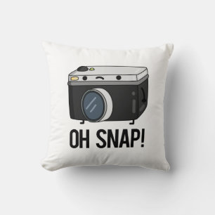 Oh Snap Funny Camera Pun Kudde