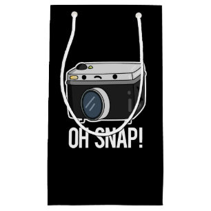 Oh Snap Funny Camera Pun Mörk BG